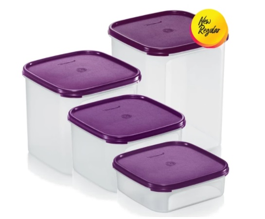 Shop Malaysia Bekas Kedap Udara Kitchen Organized Storage Makanan Kering Tupperware Modular Mates Round Series Shopee Singapore