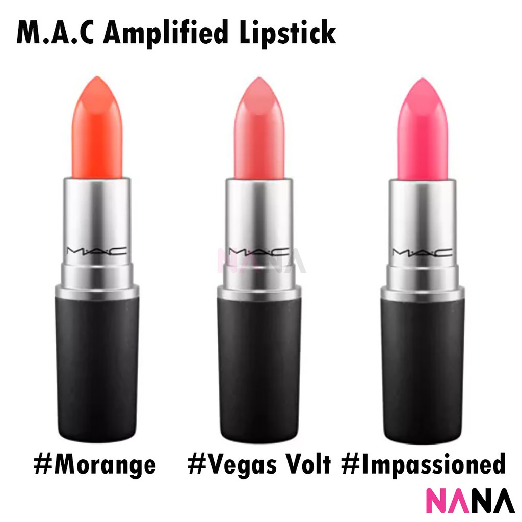 Mac Amplified Creme Lipstick 3g Shopee Singapore