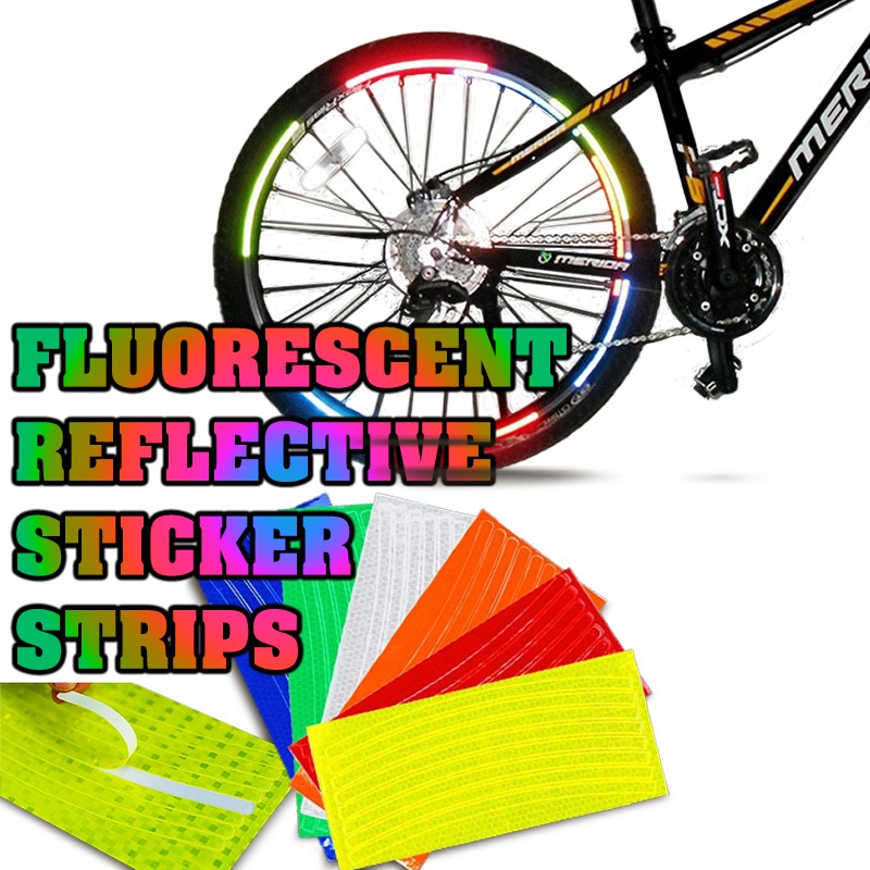 bike wheel reflective stickers