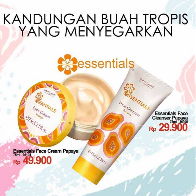 oriflame papaya cream