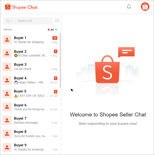 การใช้ฟีเจอร์แชทร้านค้า | ศูนย์เรียนรู้ผู้ขาย Shopee Thailand