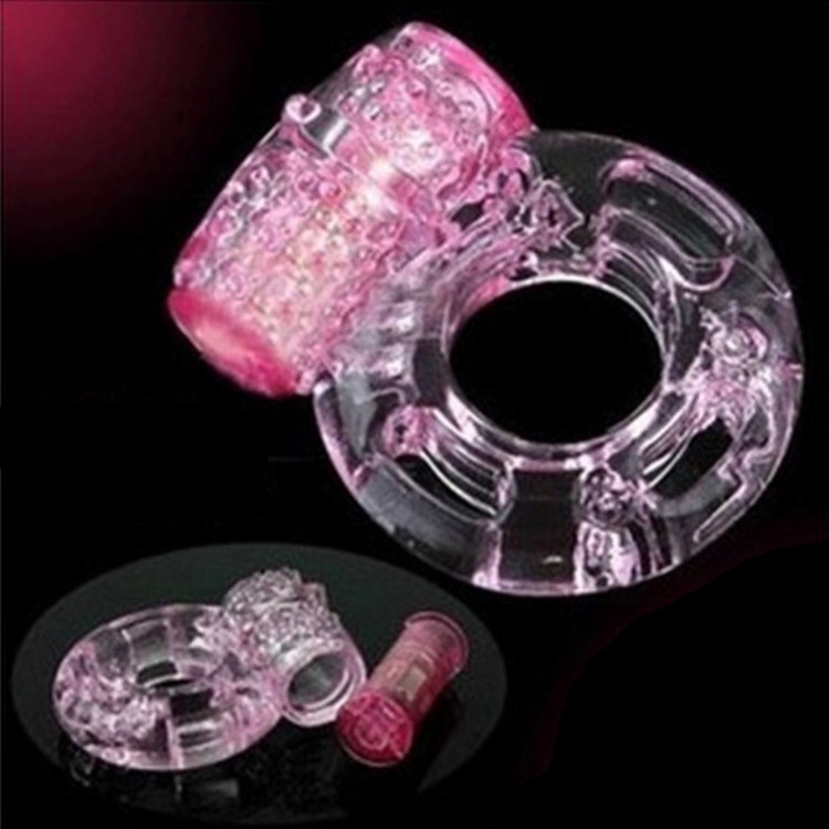 Image of [Rubber Cock Ring] A penis ring with vibrator. Batteries included. #3