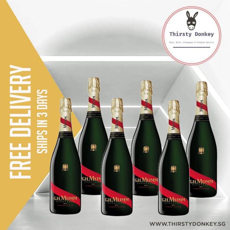 GH Mumm Cordon Rouge Brut 750ml(Bundle Of 6) | Shopee Singapore