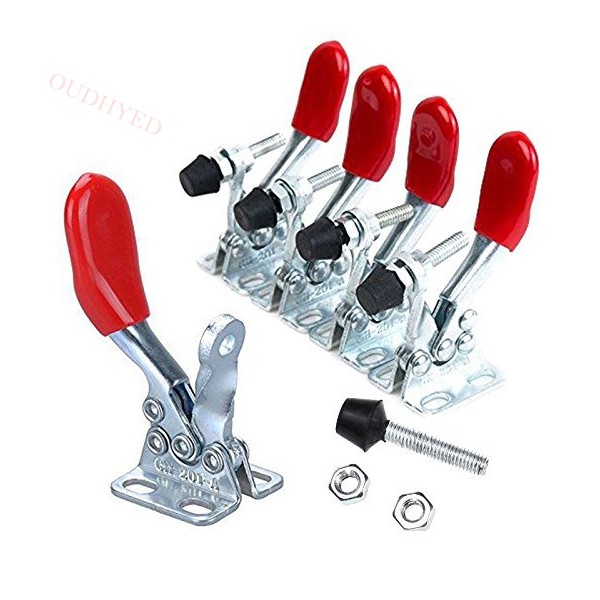 Toggle Clamp Horizontal Type Set Quick Release Holding Capacity Hand Clip Tools