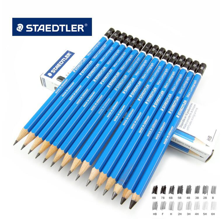 2b Staedler Blue Pencil (Mars Lumograph) | Shopee Singapore