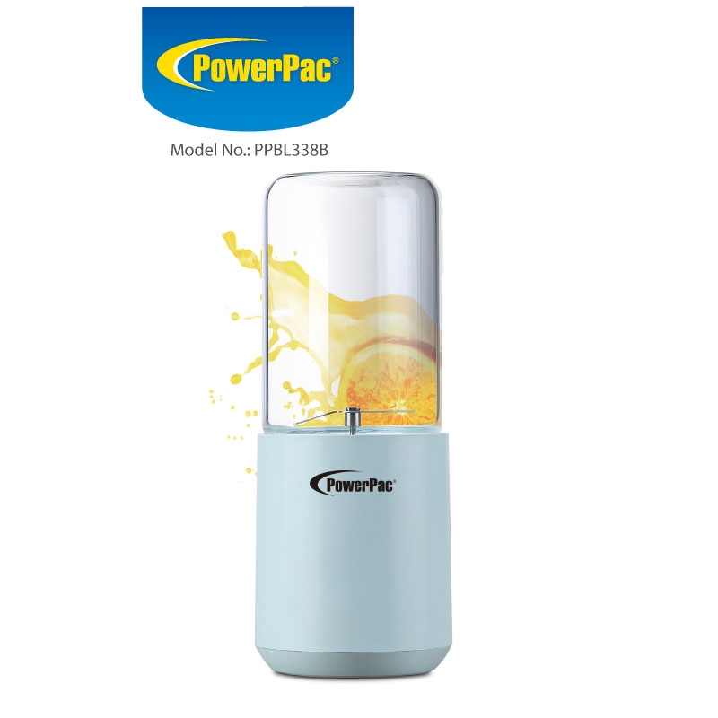 PowerPac Juice Blender, Portable, USB Rechargeable Smoothie Blender