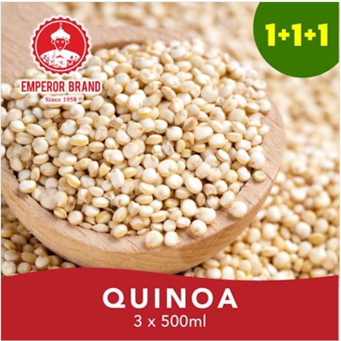 Emperor Brand Quinoa 500gm + 500gm +500gm = 1.5kg Shopee Singapore