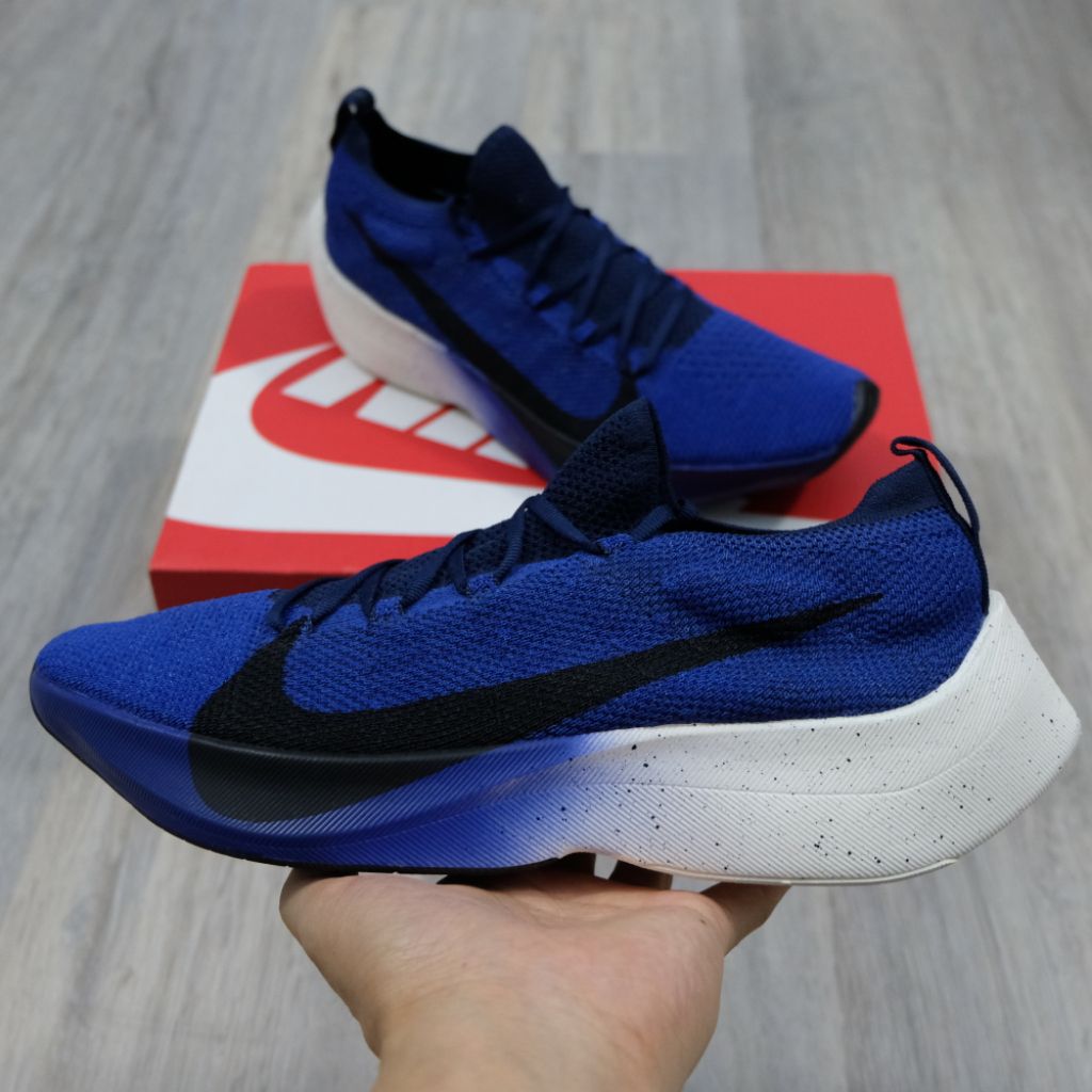 nike vapor street flyknit blue