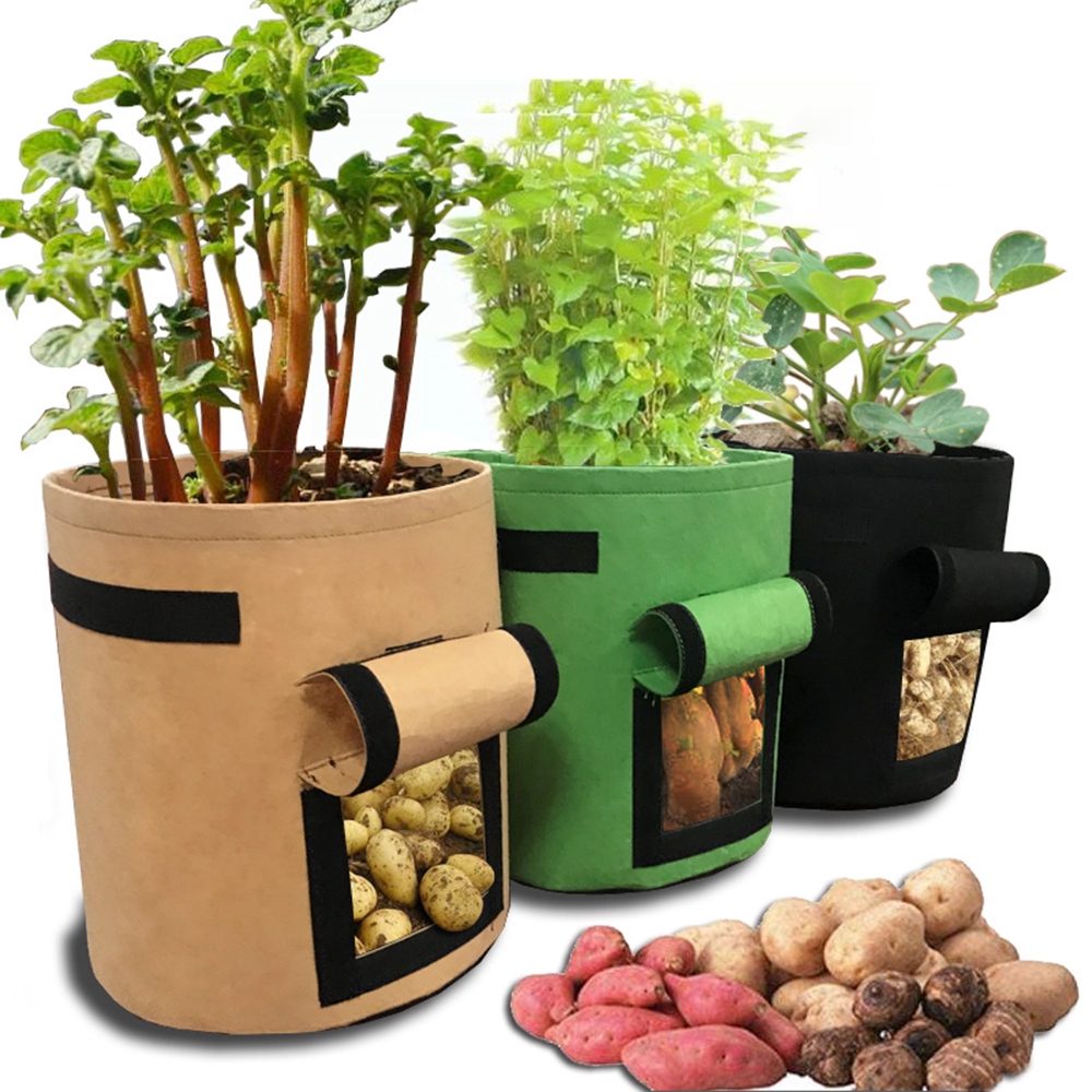 Tomatoes Potato Grow Bag Fruits Vegetables Planter Pots Breathable