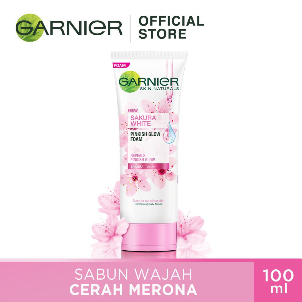 garnier sakura white facial foam