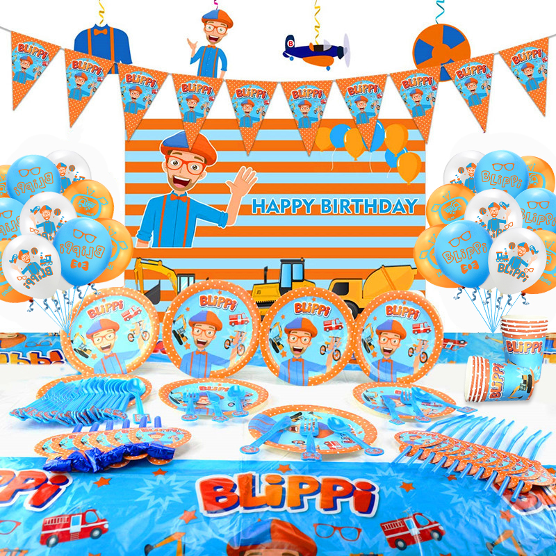 Blippi Toy Theme Party Birthday Decorations Supplies Scientific Cognition English Teacher Shopee Singapore - details about 5 pcs roblox temporary tattoos birthday party favors supplies loot bag filler