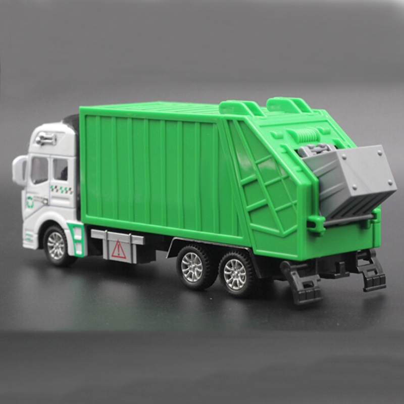 metal garbage truck toy