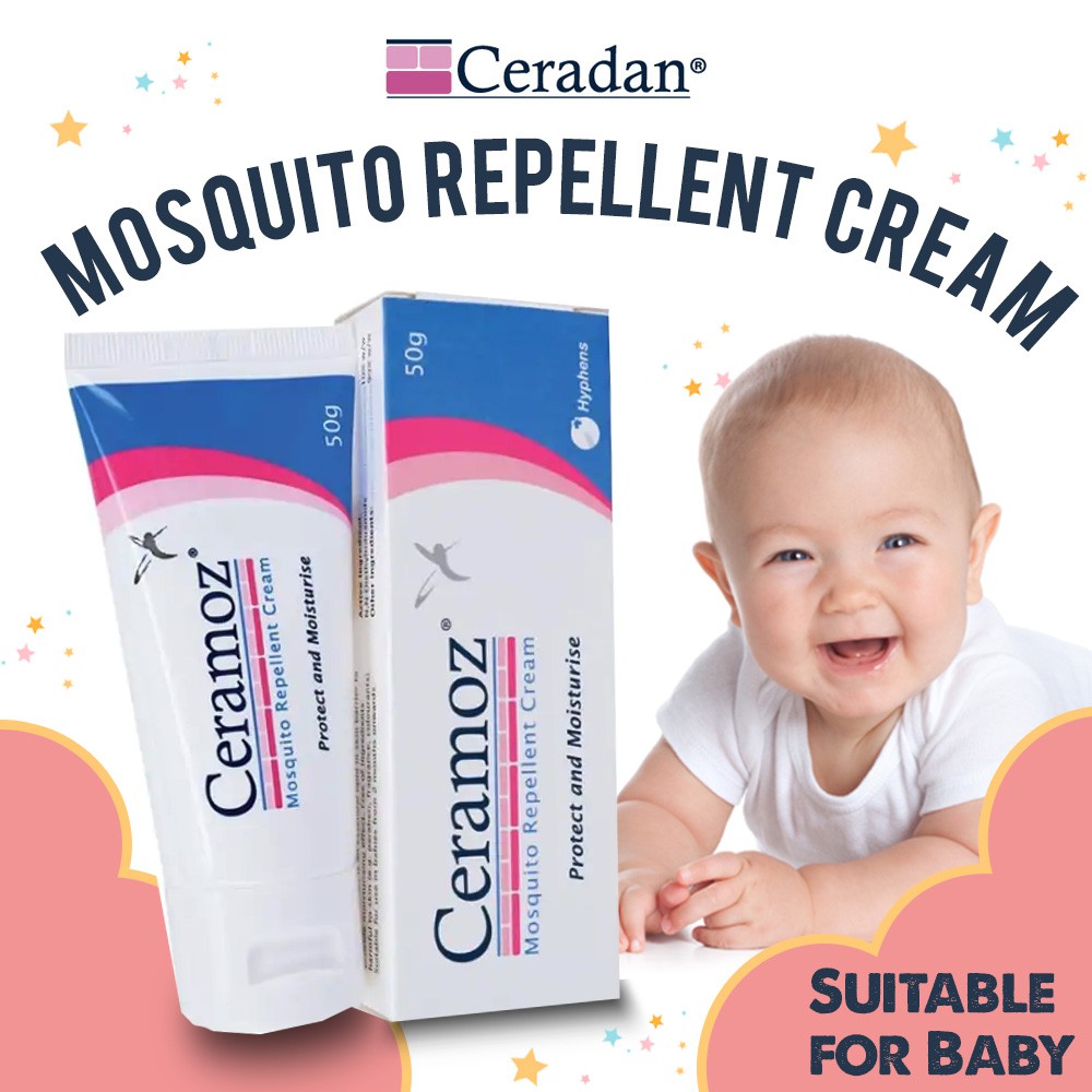 Ceramoz Mosquito Repellent Cream Suitable For Babies Shopee Singapore