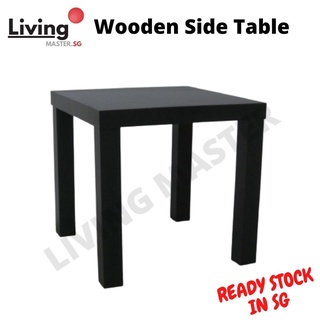 (READY STOCK) Multipurpose Wooden Square Table, Side Coffee Table, Modern Design 45cm X 45cm #2