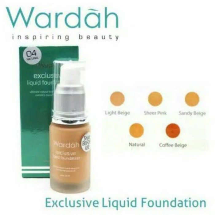 wardah foundation natural