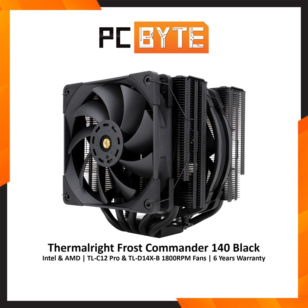 Thermalright Frost Commander 140 Black - CPU Air Cooler (Intel & AMD ...