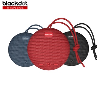 Blackdot Pancake Wireless Speakers With In-built Mic, Premium Audio, High Bass & Waterproof
