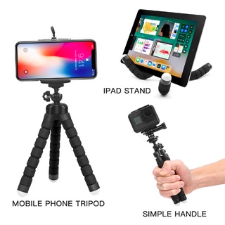 Mini Tripod Stand Portable Adjustable Flexible for Mobile Smart Phone Handphone iPhone Android
