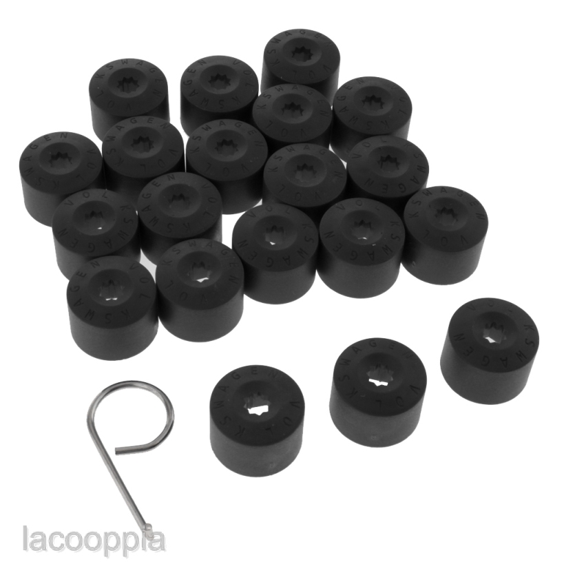 vw golf wheel nut covers