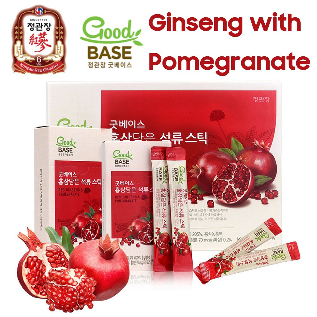 [Cheong Kwan Jang] Good Base Korean Red Ginseng with Pomegranate 10ml X