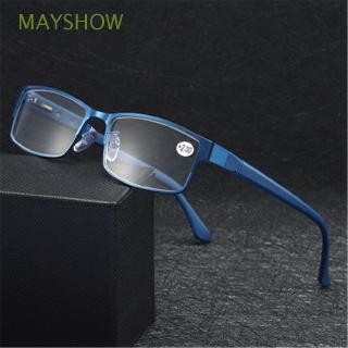 Image of MAYSHOW Ultra Light Resin Metal Titanium Alloy Eye wear Business Reading Glasses