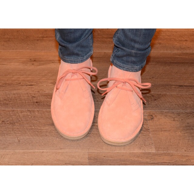 clarks peach shoes