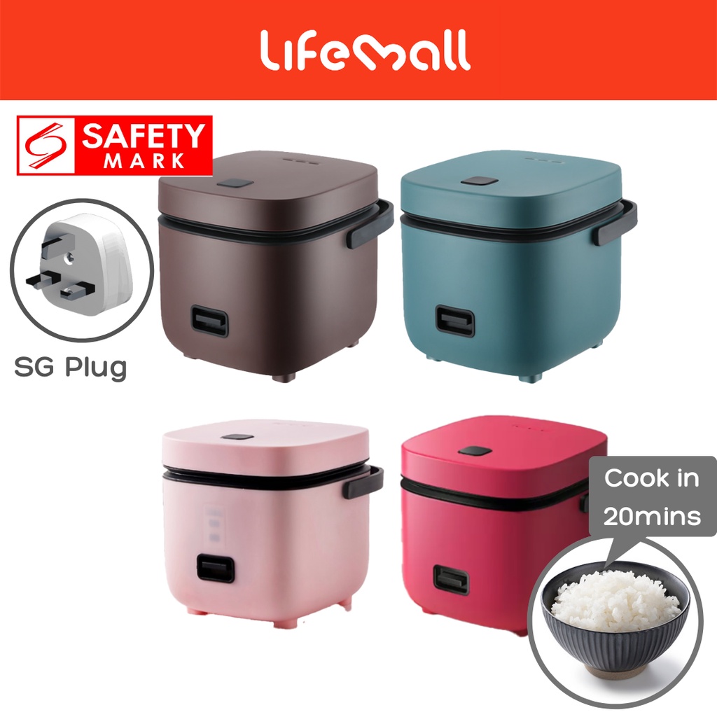 LifeMall JIASHI 1.2L Mini Electric NonStick Rice cooker Shopee