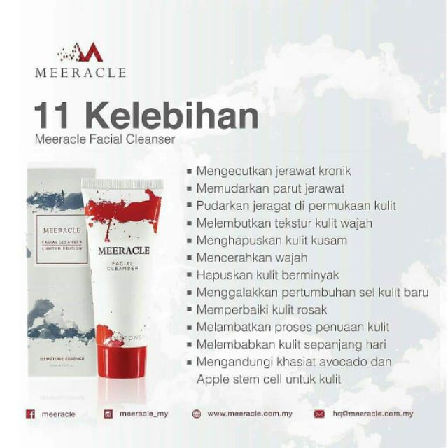 Meeracle Facial Cleanser Shopee Singapore