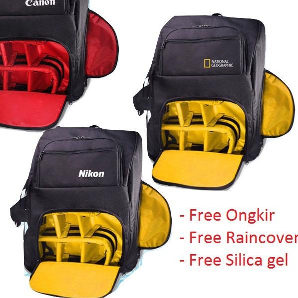 Free Shipping Camera Backpack (CASE) NIKON CANON EOS national geographic DSLR / MIRRORLESS 4|Ra6