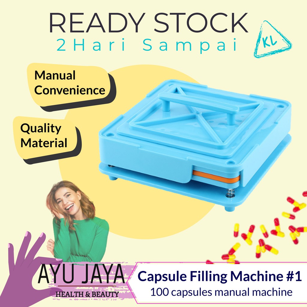mesin kapsul 100 lubang size 1 capsule powder filler plate filling