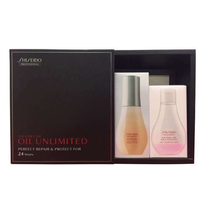 Shiseido The Hair Care Aqua Intensive Oil Unlimited Value Set 2
