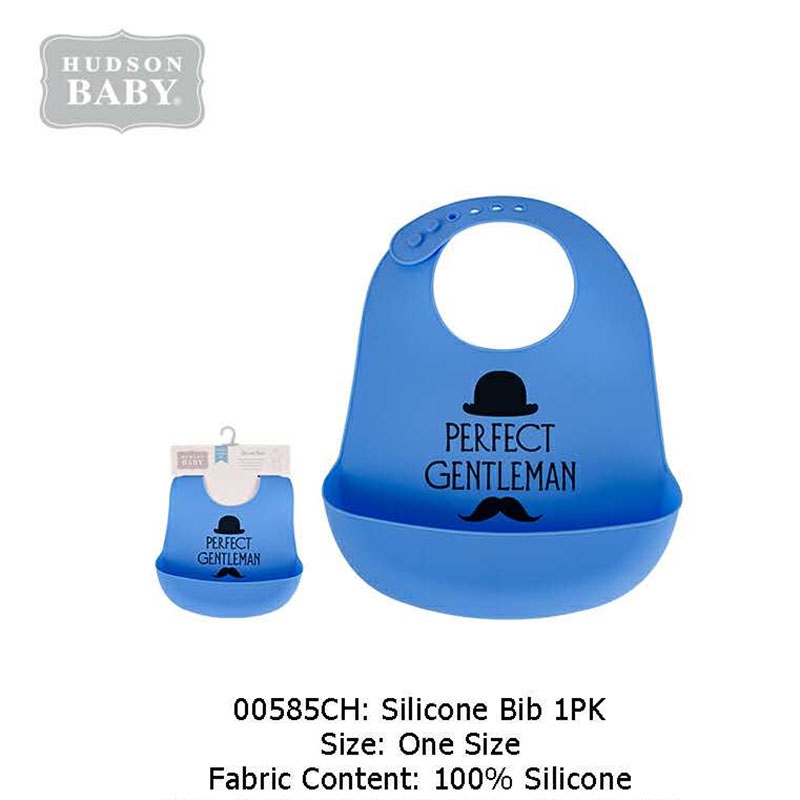 hudson baby silicone bibs