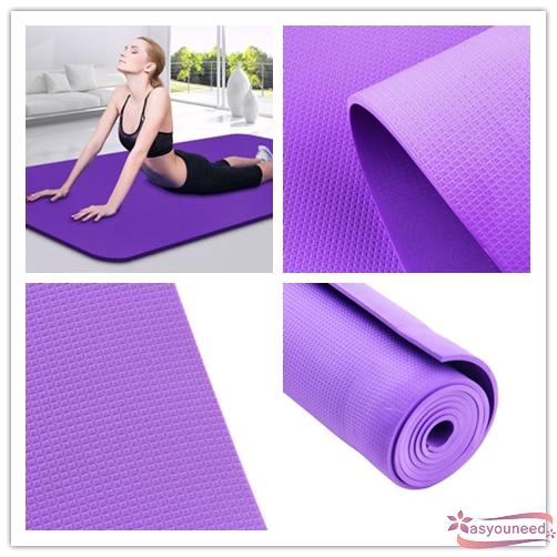 Aydღ New 6mm Non Slip Yoga Mat Health Lose Weight Fitness Durable