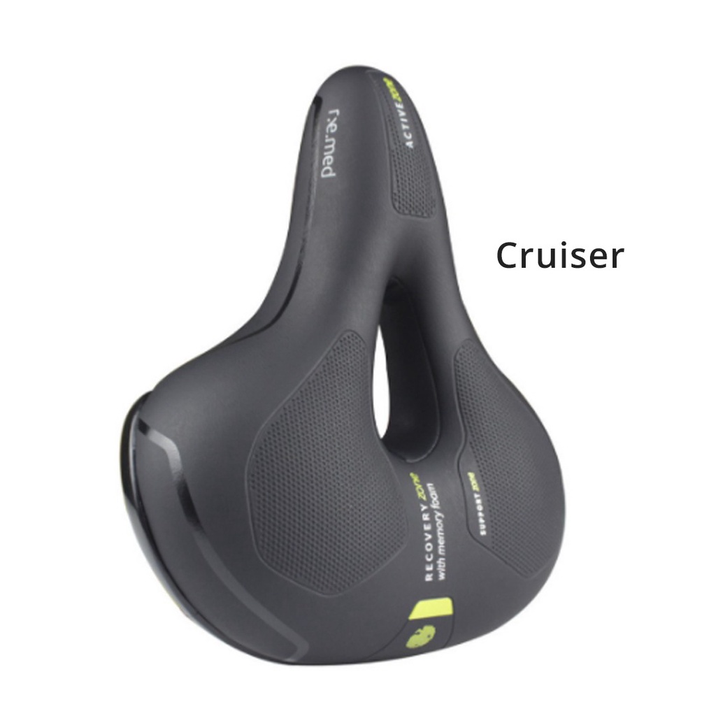 sg preferred re med selle royal comfort series memory foam bicycle cushion seat saddle with lights shopee singapore