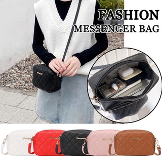 Image of thu nhỏ Leather Sling Bag Women Fashion Shoulder Bag Simple Messenger Style Handbag Bag Lady R4K0 #3