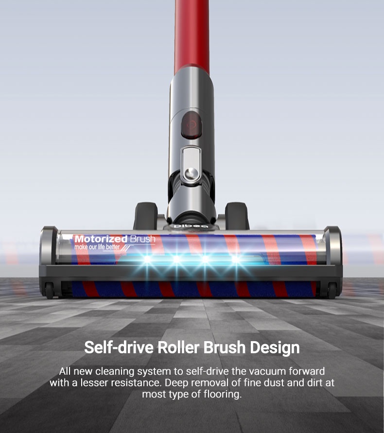 Best Seller Dibea F20 Max Cordless Vacuum Cleaner Powerful 25,000 Pa Suction Power Local