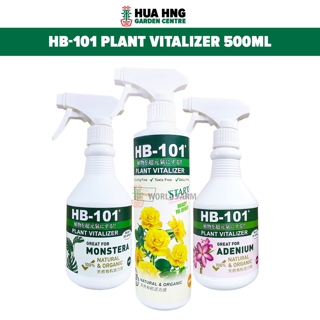 HB101 Plant Vitaliser / Vitalizer, Ready to Spray [ All Plants / Adenium / Monstera ] 500ml