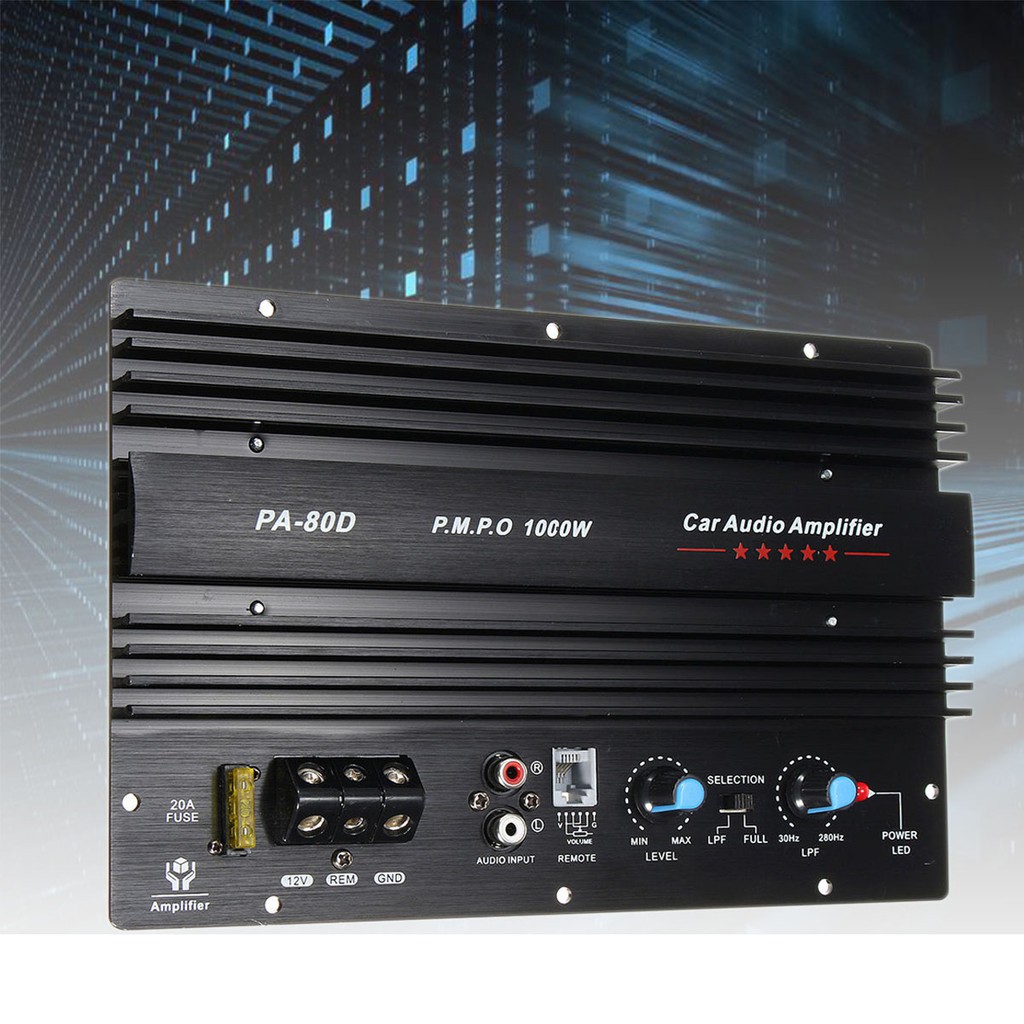 rem input car amplifier