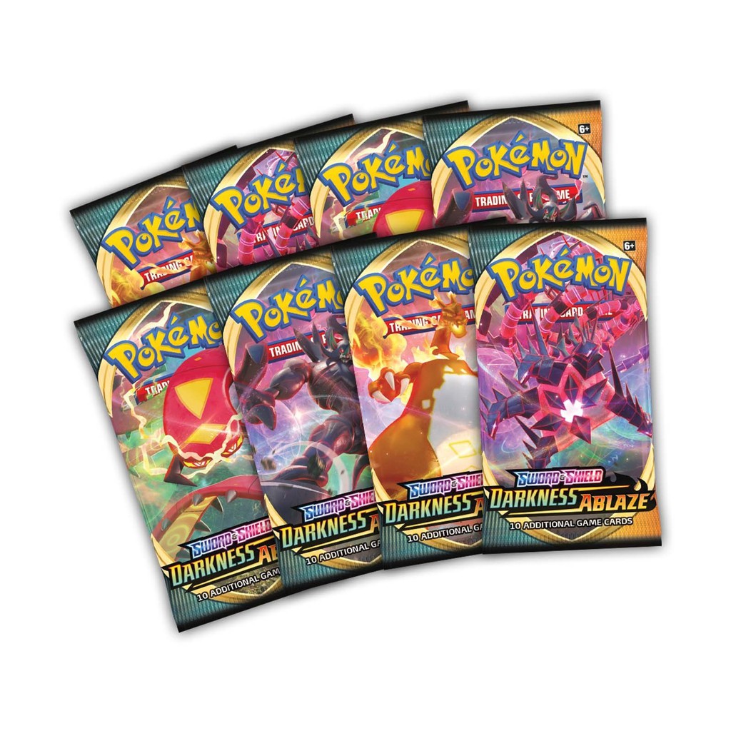 Pokémon TCG: Darkness Ablaze Booster 4 Packs - Bubble Store