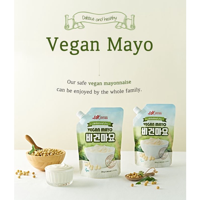 Premium Fresh Healthy Vegan Mayo, Vegan Spicy mayo | Shopee Singapore