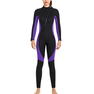 [Global] Neoprene Diving Suit Portable 3MM UPF 50  3 Layer Long Sleeve Colorful Stylish Underwater Dive Snorkelling Nylon Wetsuit #1
