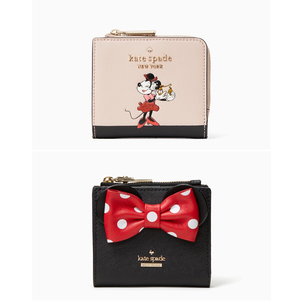 Kate Spade Ksny X Minnie Mouse Adalyn Small Wallet Shopee Singapore 0997