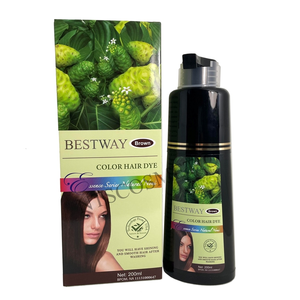 New BESTWAY NONI MAGIC MIRACLE COLOR HAIR DYE SHAMPOO Bottle COLOR BSY