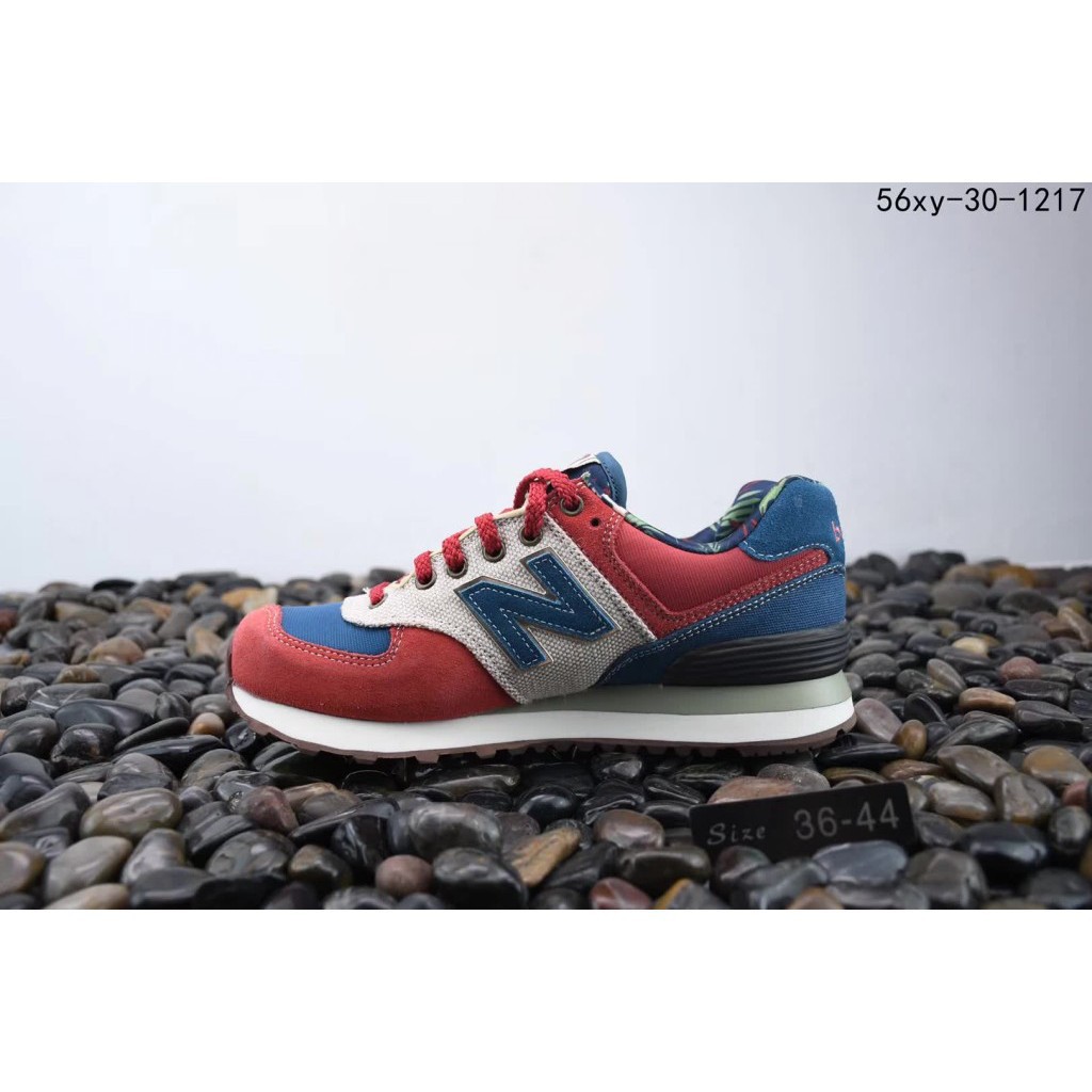 new balance 574 sport red white blue