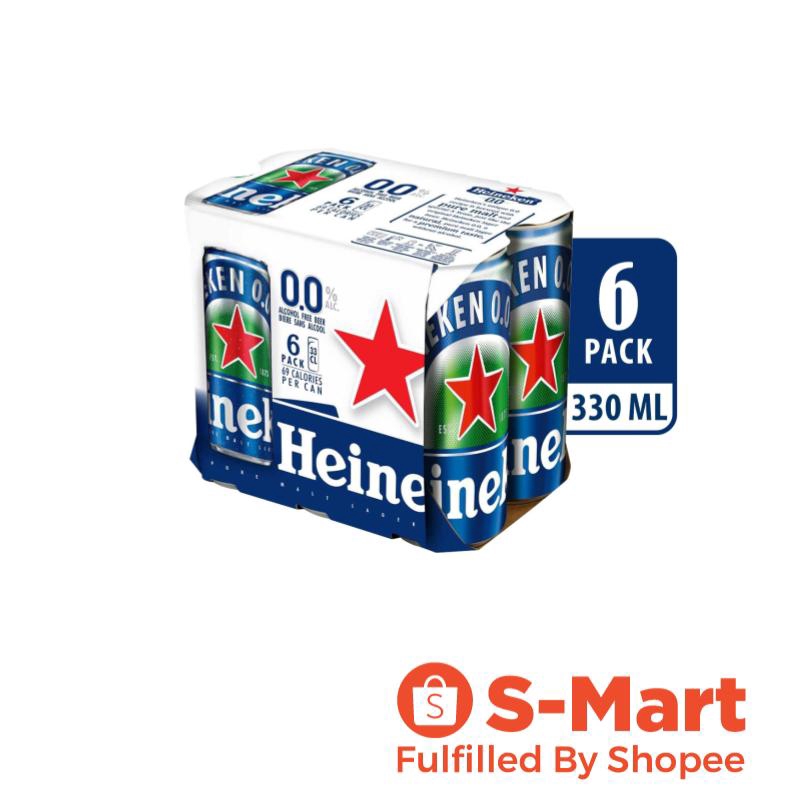Heineken 0.0% Zero Alcohol Beer Can 330ml (Pack of 6) - 6 off 60 with ...