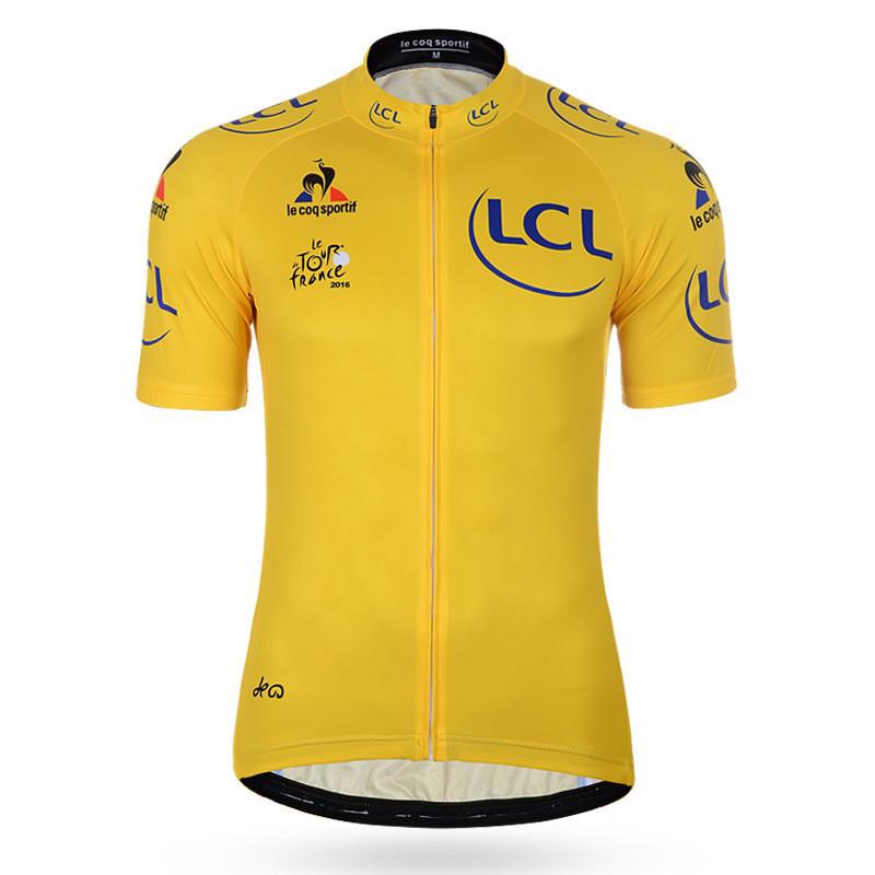 11.11 Sale New Tour De France Cycling Jersey Mens Short Sleeve MTB Road ...