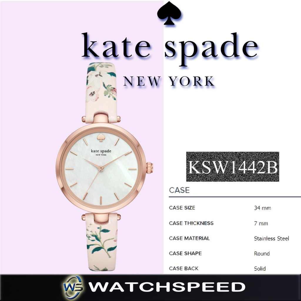 kate spade holland floral watch