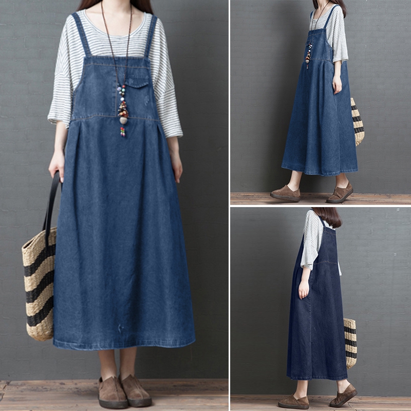 denim dress shopee