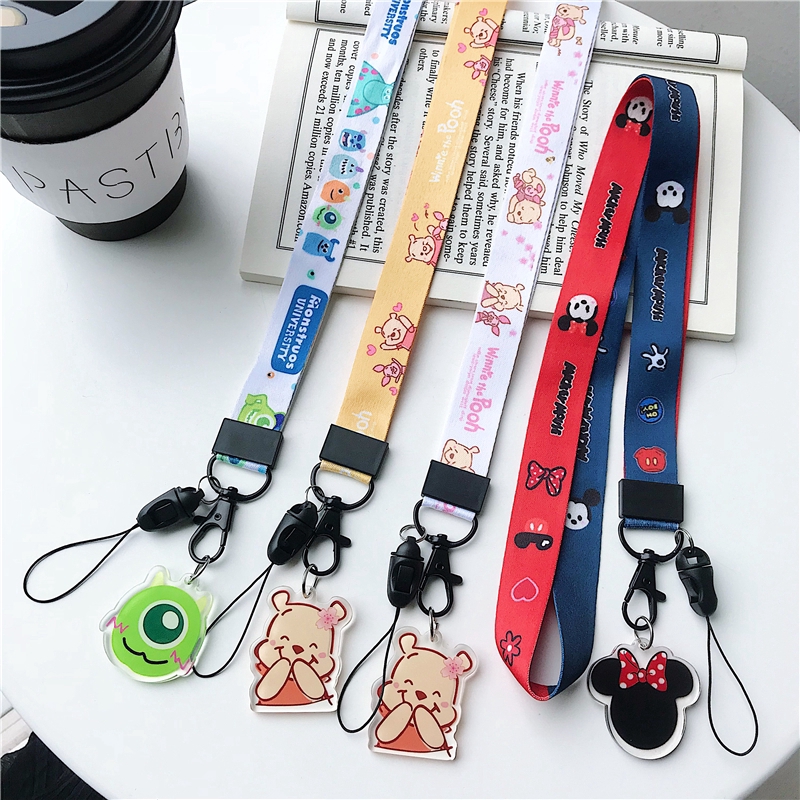 Universal Lanyard TRACE TOGETHER TOKEN Mobile Phone Mickey Minnie ...