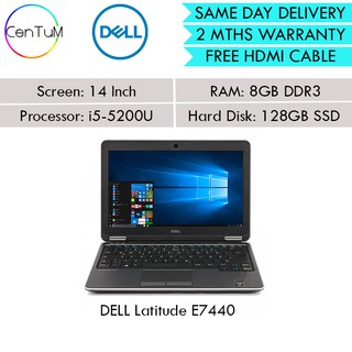 Dell Latitude E7470 14 Utrabook Intel Core I7 6600u 2 2ghz 8 16gb Ram 240gb M2 Ssd Bluetooth Hdmi Usb 3 0 Win10pro Used Shopee Singapore